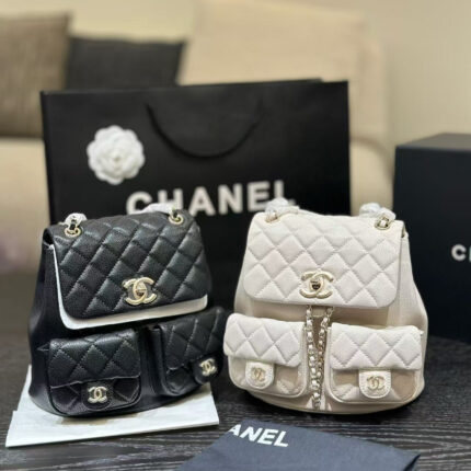 Chanel 23p duma backpack size:21x20cm COW LEATHER