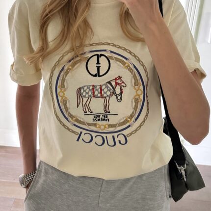 GdenGuT Gucci Embroidered T-shirt